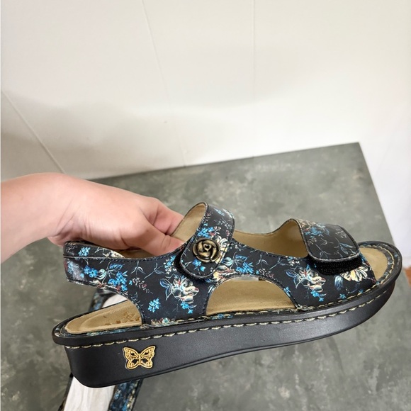 Alegria Beckie Passionate sandals leather back strap patterned size EU 38/ US 8 - Picture 11 of 12